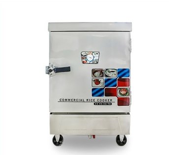 Tủ hấp cơm công nghiệp 6 khay dùng điện 