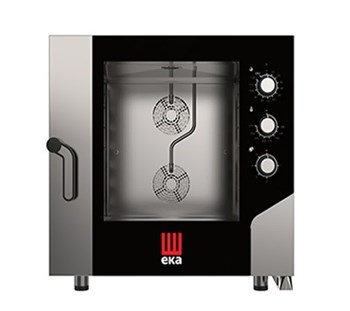Lò nướng hấp đa năng điều khiển cơ Eka MKF 664 S 6 Khay