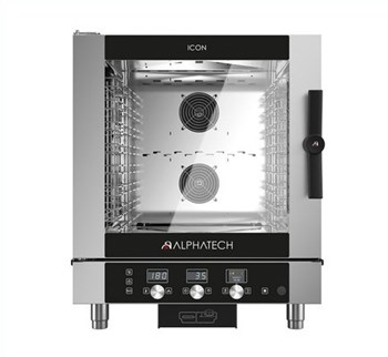 Lò nướng hấp đa năng Alphatech ICET071E 7 khay dùng điện