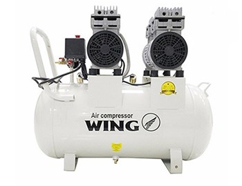 Máy nén hơi không dầu giảm âm Wing TW-OF550X2-50L