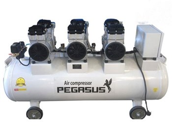 Máy nén khí không dầu, giảm âm Pegasus TM-OF1100x3-180L