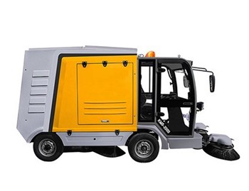 Xe quét rác công nghiệp ngồi lái Kumisai KMS-2000-M (Pin Lithium)