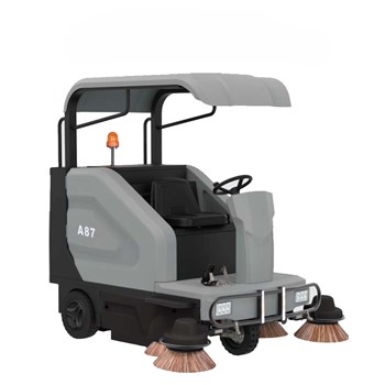 Máy quét rác ngồi lái HiClean A87 dùng bình