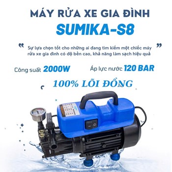 Máy rửa xe cao áp SUMIKA S8