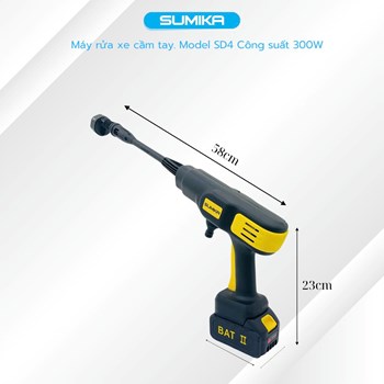 Máy rửa xe dùng pin SUMIKA SD4