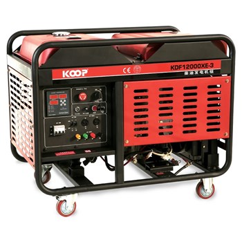 Máy Phát Điện Chạy Dầu 10Kw Koop KDF12000XE-3