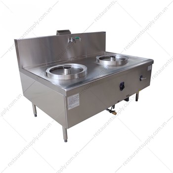 Bếp hấp Dimsum 2 họng dùng gas FGSD02