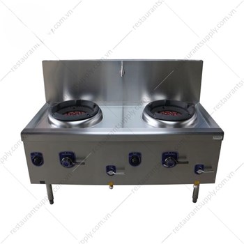 Bếp xào Eco 2 họng dùng gas có quạt thổi EGWR20C