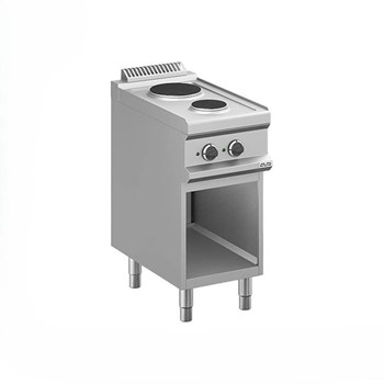 Bếp điện 2 họng tròn có chân tủ MPR74A