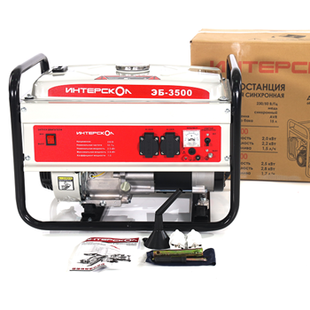 Máy Phát Điện Chạy Xăng 3Kw INTERSKOL EB-3500