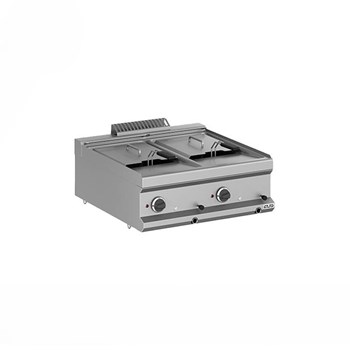  Bếp chiên nhúng 2 ngăn dùng điện đặt bàn MFRE77T