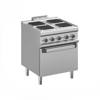 Bếp điện 4 họng vuông có lò nướng MPQ77FE