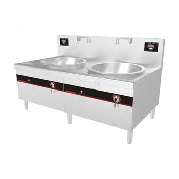 Bếp điện từ chảo lõm inox đôi có chân LT-D700II-E115