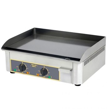 Bếp chiên bề mặt dùng điện với tấm thép tráng men 2 vùng mặt - đặt bàn ROLLER GRILL PSR 600 EE