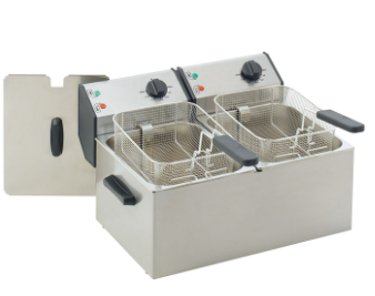 Bếp chiên nhúng điện 2 ngăn đặt bàn ROLLER GRILL FD 80D