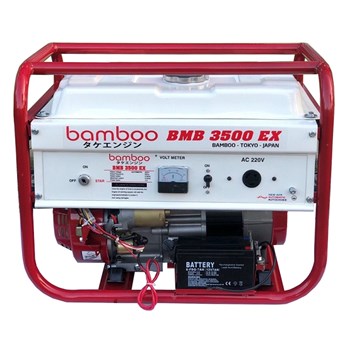 Máy Phát Điện Chạy Xăng 3Kw Bamboo BMB 3500EX Đề