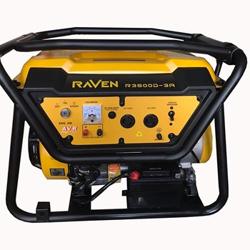 Máy Phát Điện Chạy Xăng 3kw Raven R3800D-3A Đề