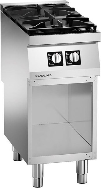Bếp âu 2 họng trên quầy mở dùng gas ANGELO PO 0S1FA0