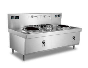 Bếp á 2 họng + 2 nồi dùng điện MANTRU.E ZC2-C5040A-W2