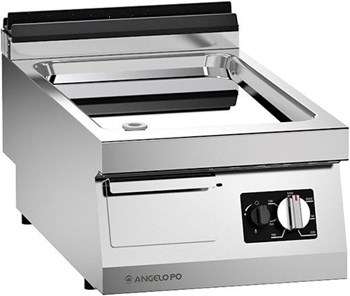 Bếp chiên phẳng dùng gas đặt bàn ANGELO PO 0S0FT4G