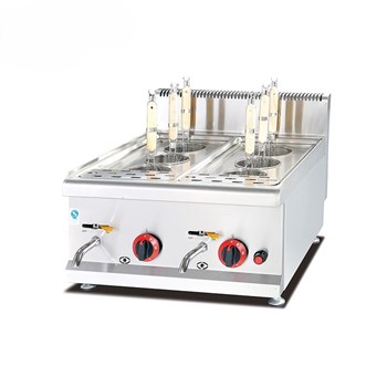 Bếp nấu mì 6 đầu dùng gas để bàn Jieguan GH-588
