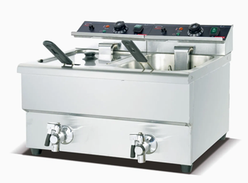 Bếp chiên nhúng 2 ngăn Jieguan DF-12L-2