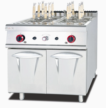 Bếp nấu mì 12 giỏ có chân tủ Jieguan GH-988