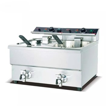 Bếp chiên nhúng điện 2 ngăn Kolner DF-12L-2