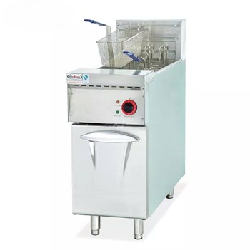 Bếp chiên nhúng điện 1 ngăn 2 rổ chiên Kolner DF-26