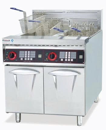 Bếp chiên nhúng điện 2 ngăn 28L có hẹn giờ Kolner DF-26-2A