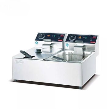 Bếp chiên nhúng điện 2 ngăn Kolner DF-6L-2