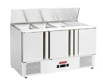 Bàn Salad 1360mm 3 cánh Turbo Chef TCS1360