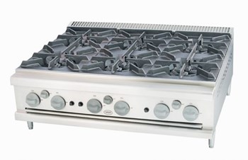 Bếp âu 6 họng không kèm chân đứng MSM 6-OB