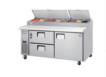 Bàn pizza 1 cánh 2 ngăn kéo Everest B180PS-21RROS-E