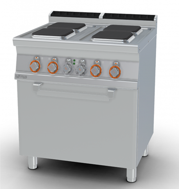 Bếp điện 4 bếp vuông kèm lò nướng Lotus CFQ4-78ET