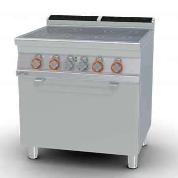 Bếp điện từ 4 vùng nấu có lò nướng Lotus CFC4-78ET