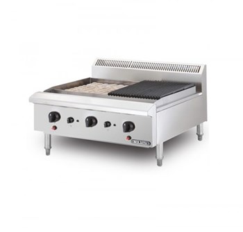 Bếp nướng than nhân tạo 3 họng đốt Berjaya CRB3B-17