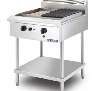 Nướng than nhân tạo, 2 bếp, có chân đứng Berjaya CRB2BFS-17