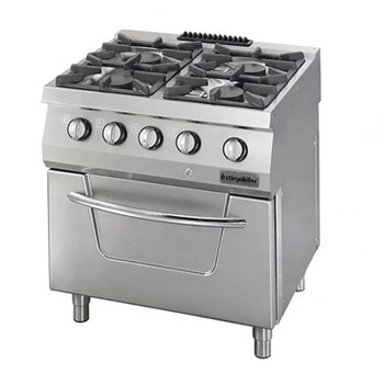Bếp âu 4 họng có lò nướng Ozti OSOGEF 8070L