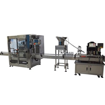 Dây chuyền chiết rót đóng nắp tự động (bơm piston, 6 đầu chiết) Kolner 