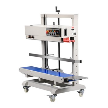 Máy hàn miệng túi đứng tích hợp in date con lăn mực Kolner KN-1200V