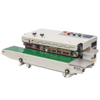 Máy hàn miệng túi liên tục Kolner KN-1000L (vỏ thép, có in date, lề 16 cm)