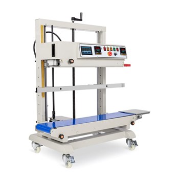 Máy hàn miệng túi đứng tích hợp máy in phun date Kolner KN-1300V