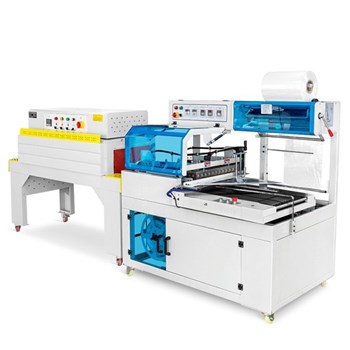 Máy đóng gói màng co tự động loại dán cạnh Kolner 