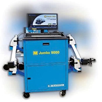 Thiết bị kiểm tra góc đặt bánh xe công nghệ CCD không dây dùng cho xe tải – xe khách JUMBO 9000