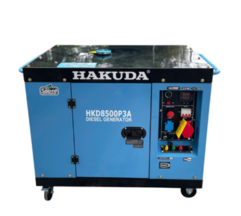 Máy Phát Điện Chạy Dầu Hakuda 8KW HKD8500P3A 3 Pha        