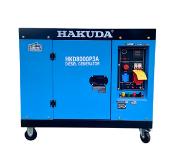 Máy Phát Điện Chạy Dầu 8KW Hakuda HKD8000P3A 3 Pha