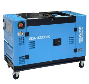 Máy Phát Điện Chạy Dầu Hakuda 15KW HKD15KP3AE 3 Pha Siêu Cách Âm