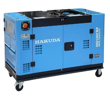 Máy Phát Điện Chạy Dầu Hakuda 15KW HKD15KP3EP 3 Pha Siêu Cách Âm