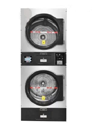 Máy sấy xếp chồng bỏ xu 15kg dùng điện Cleantech HG-300Rx2T